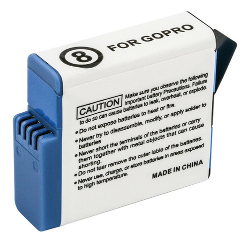 Kit 3 Baterías Decodificadas Para Gopro Hero 8, 7, 6,5 Black