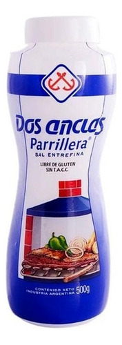 Sal Parrillera Dos Anclas Argentina Carne Asada Cocina 500g