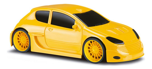 Carrinho Sport Speedy Car Fricção Silmar Brinquedos Amarelo Personagem Carro