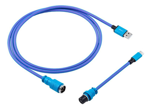 Cable Recto Para Teclado Cablemod Pro (galaxy Blue, Usb A...