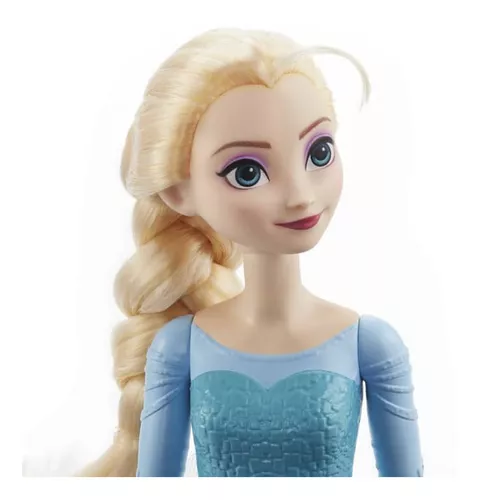 Boneca Para Maquiar Elsa Frozen Musical Com Maquiagem