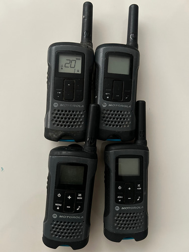 Lote 7 Aparelhos Walkie Talkie (motorola) Originais Leia Vermelho Não Se Aplica (Usado)