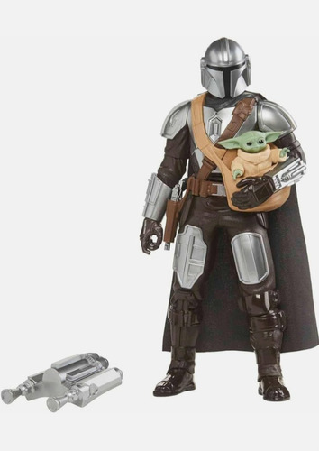 Figura The Mandalorian Y Grogu Star Wars Galactic Action