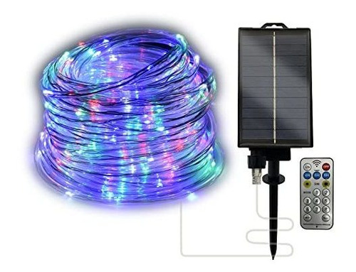 Gatlita Solar Rope Luces Impermeables Al Aire Libre, Ys6r4