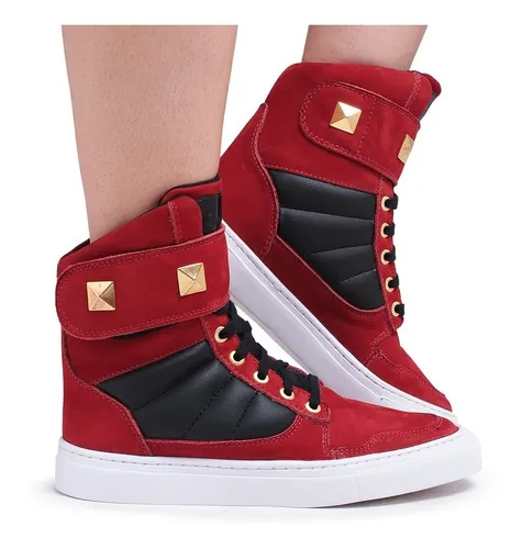 Tenis feminino fitness cano cheap alto