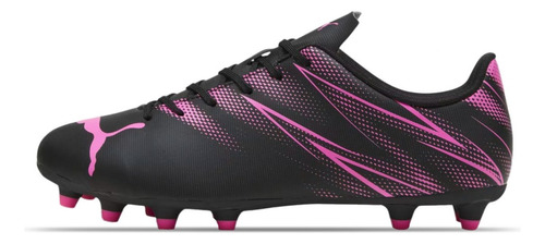 Tenis De Futbol Puma Attacanto Fg/ag Negro/rosa 10747706