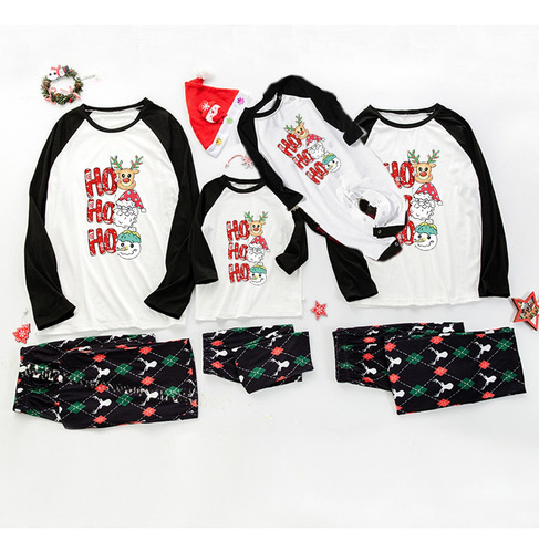 Conjunto De Pijama De Navidad Para Fiestas Toda La Familia