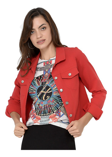 Campera De Jean Elastizada Nuevo Mujer Nofret