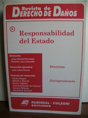 Responsabilidad Del Estado - Revista De  Derecho De Daños
