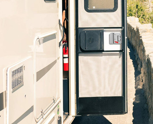 Fechadura Porta C Chave Trava De Segurança Motorhome Trailer