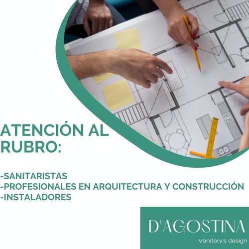 Imagen 7 de 9 de Vanitory Madera Maciza Apoyo Rustico 80 Puerta Vidrio Espejo