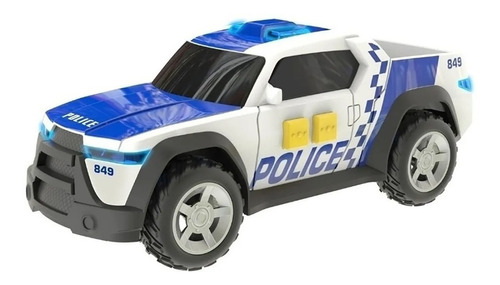 Camioneta Policia Luz Sonido Teamsterz 14083 Edu Full