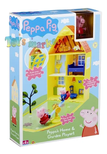 Casa Peppa Pig Con Accesorios Peppa Y George House Playset