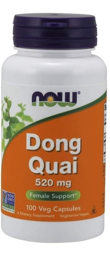 Now Foods | Dong Quai Root | 520mg | 100 Veg Capsules