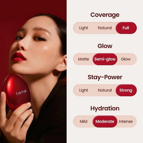 Tirtir Mask Fit Red Cushion Base Cor 24n | 18g Grande