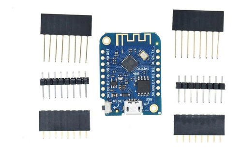 Imagen 2 de 4 de Lolin D1 Mini V3.1.0 Wemos Esp8266 4 Mb Micropython Nodemcu