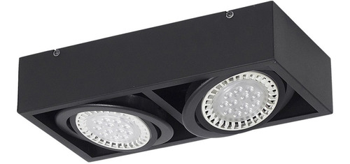 Plafon De Techo 2 Luces Ar111 Movil Apto Led Ferrolux