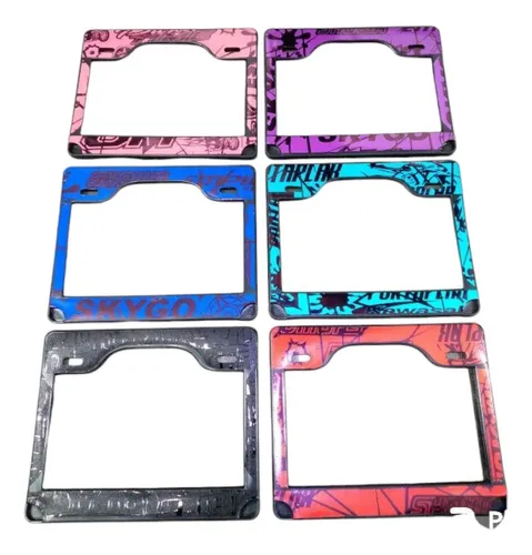 Porta Placa Reflectivo Moto