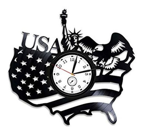 Reloj De Pared Con Diseño De Estatua De La Libertad