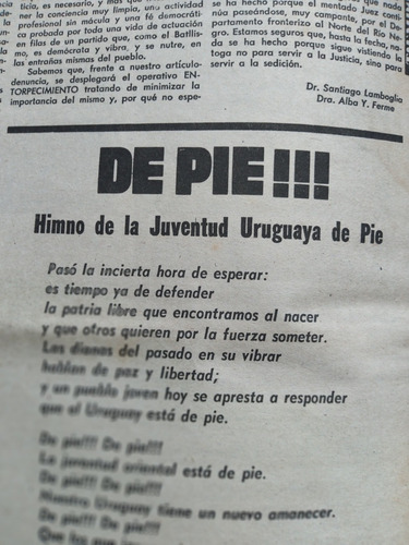 Semanario Tiempo Nº 26 1971 - Pachequismo - Jup (Usado)
