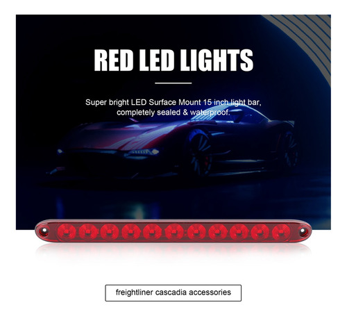 2 Barras De Luz Led Selladas Para Remolque De 15 Pulgadas, 1