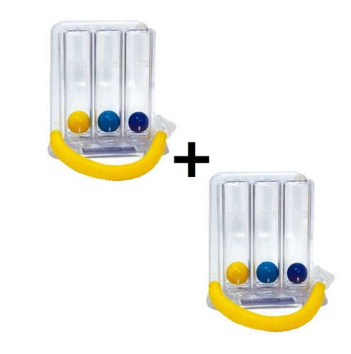Imagen 1 de 7 de Combo 2 Inspirómetro Incentivo Ejercitador Pulmonar Inspm