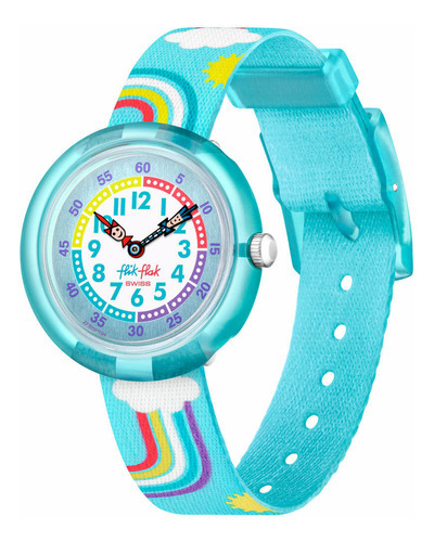 Reloj Flik Flak Rainbow Dreams Para Niños De Plástico Zfbnp1