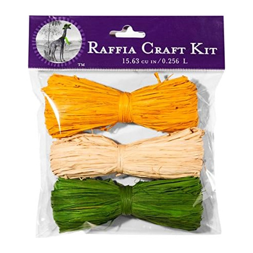 Kit De Artesanía De Rafia (primavera, Brisa Dorada, Na...