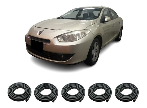 Renault Fluence Burletes Puertas Delanteras + Traseras +baul Walrod306