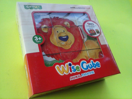 Rompecabeza De Cubos 6 En 1 Animalitos Juego Didactico Niños