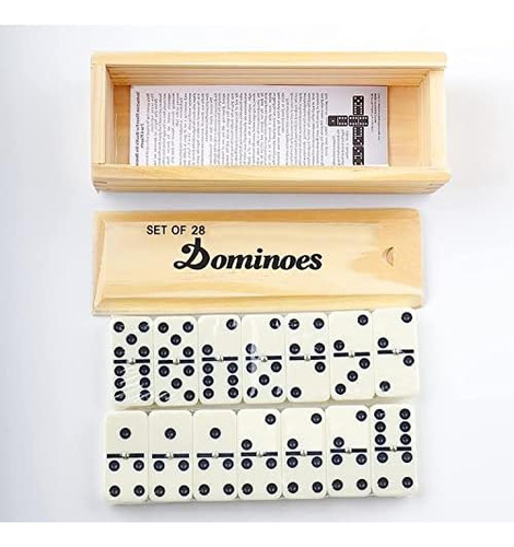 Essajoy Juego De Dominó Para Adultos Juego De Dominó Doble D