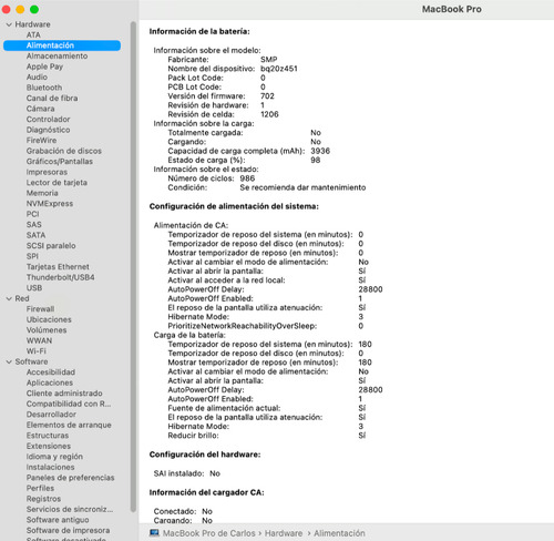 Macbook Pro 15 2013 Core I7 1tb 16gbram (Usado)