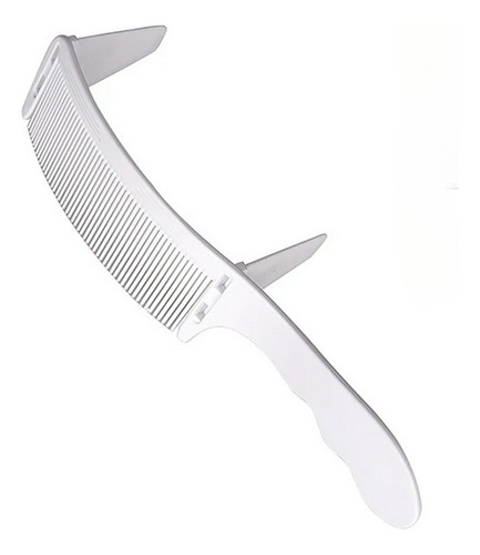 Pente Para Alinhamento Perfeito Dos Cabelos - Over Comb Cor Branco