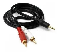 Comprar Cable Auxiliar 3.5mm Rca Macho Estéreo Punta Dorada 1,5mts