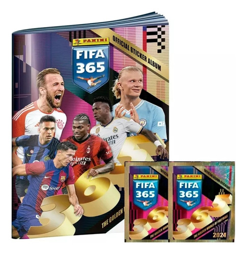 Álbum Fifa 365 + 5 Sobres. Original Panini 2024.