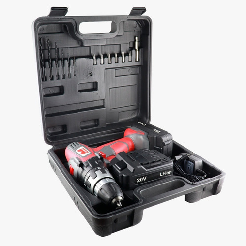 Imagen 3 de 6 de Taladro Atornillador 20v - 2 Baterias Litio Oferta Pf