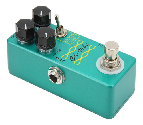 Pedal De Efectos Chorus Vibrato Metal 2 En 1 Guitarra Eléctr