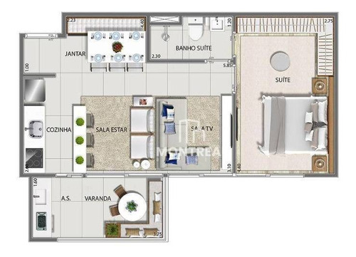 Imagem 12 de 25 de Apartamento À Venda, 47 M² Por R$ 419.000,00 - Alphaville Conde Ii - Barueri/sp - Ap1809