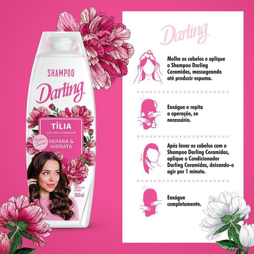 Shampoo + Condicionador Darling Tilia 350 Ml Cada