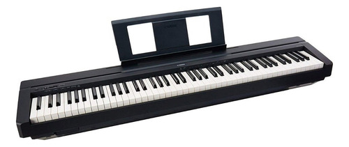 Teclado Piano Digital Yamaha P45 88 Teclas Accion Martillo Negro