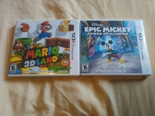 Super Mario 3d Land Epic Mickey Nintendo Juego 3ds