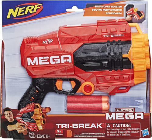 Lanzador Nerf Ega Tri Break Original Con Dardos