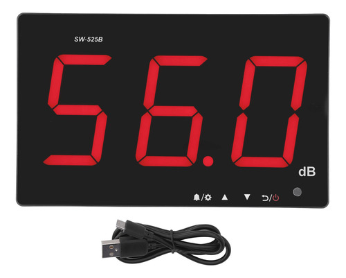 Noise Decibel Reader, Medidor De Sonido, Pantalla Lcd De 9.6