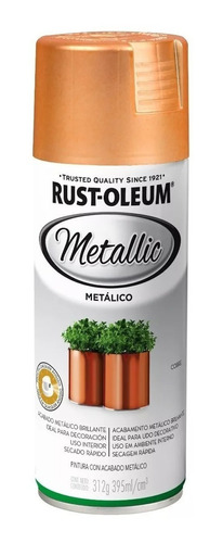 Pintura Aerosol Rust Oleum Metallic Efecto Metallic Cobre