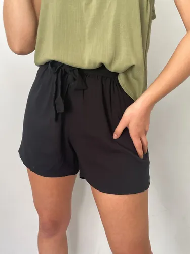 Shorts lino mujer sale