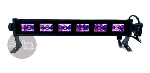 Ribalta Refletor Uv Luz Negra 30cm Efeito 6 Leds Iluminação