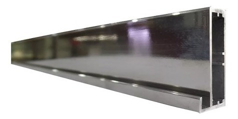 Perfil De Aluminio Para Puerta De Vidrio Brillante De 7mm