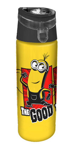 Botella De Agua Minions Amarillo Ronda De 590 Ml