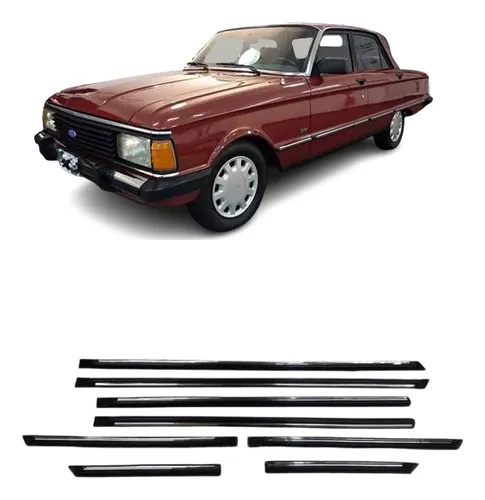 comprar Baguetas Ford Falcon Negras C\u002F Vira Plateada 8 Piezas Oferta