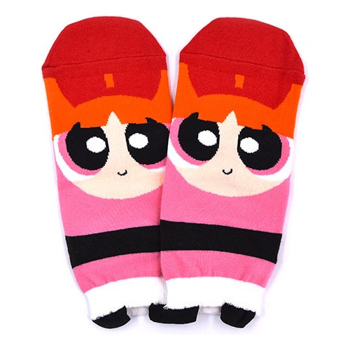 Calcetines Bom Bom Las Chicas Superpoderosas Corto Anime